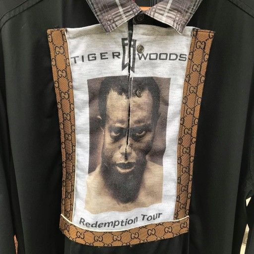 CUSTOM TIGER WOODS NIKE GOLF POLO