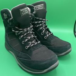 L.L. Bean Women's Tek 2.5 Waterproof Hiking Boots Black Size 8.5M Good Condition