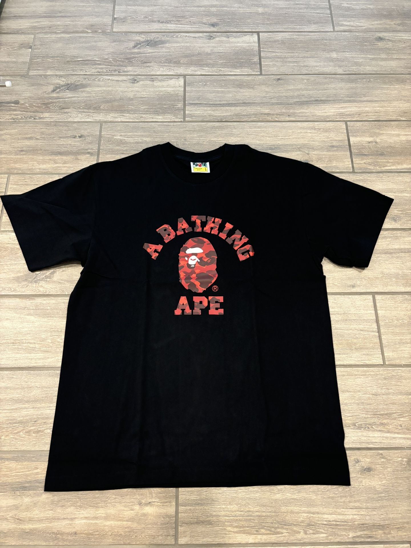 Bape Red Camo T-Shirt - Sizes L & XL