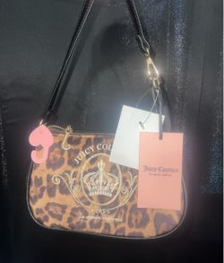 Juicy Couture Leopard Print Mini Shoulder Bag