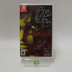 Shin Megami Tensei III: Nocturne HD Remaster Signed Chris Hackney (Nintendo Switch, 2021)