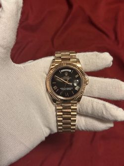 Men’s ombré day date watch
