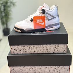 Nike Air Jordan 4 Retro 2025 White Cement 