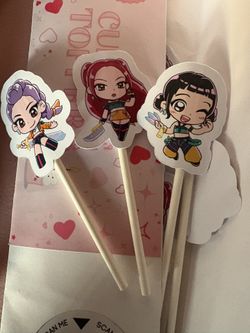 KPOP demon Hunters Cupcake Toppers