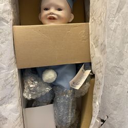 Porcelain 13 Inch Doll