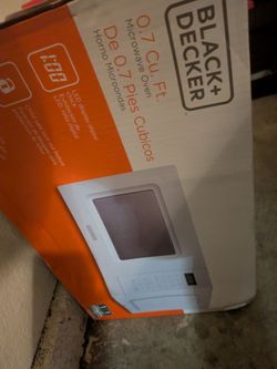New microwave counter top small