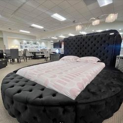 New Tufted Bed Frames No Credit Needed