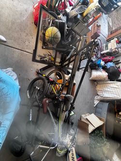 bikes, basketball hoop, trades or money
