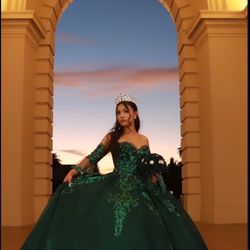 Emerald Green Quince Dress