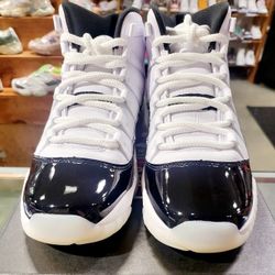 Jordan 11 concord cheap low fake vs real