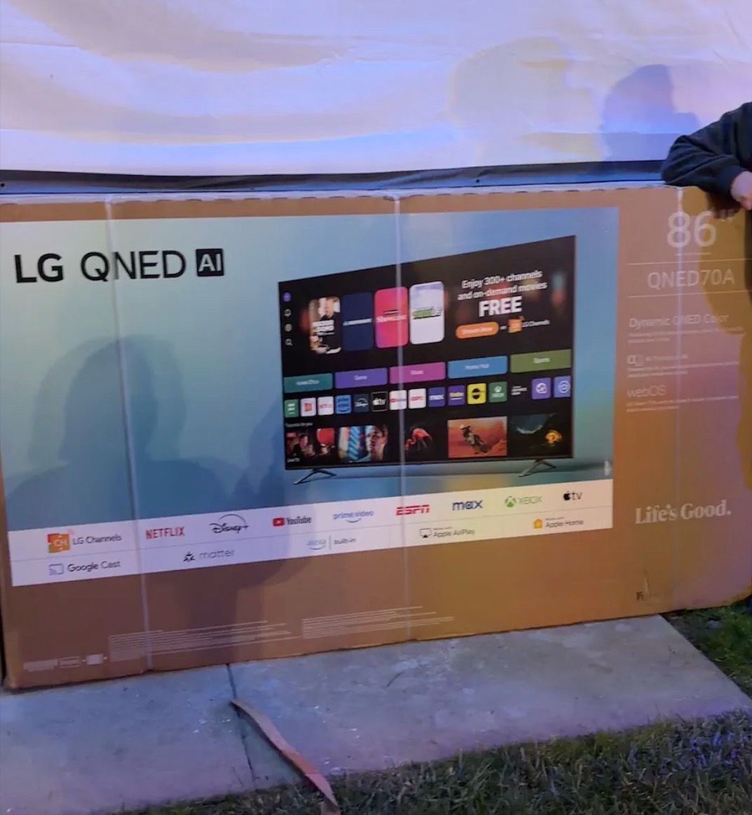 86” TV