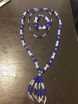 Ilde y collar de mazo yemaya