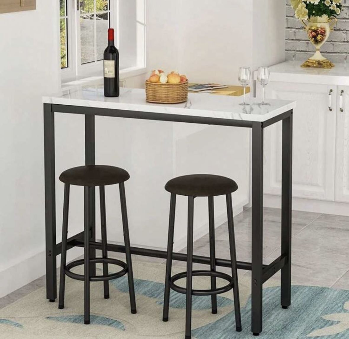 Bar Table with Bar Stools