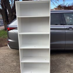 Brand New 5 Tier Bookshelf/ Bookcase Storage Cabinet. Dimensions Are-W—29-1/2”— D-11-1/2”—  H-72”