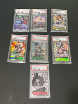 One piece cards psa 10