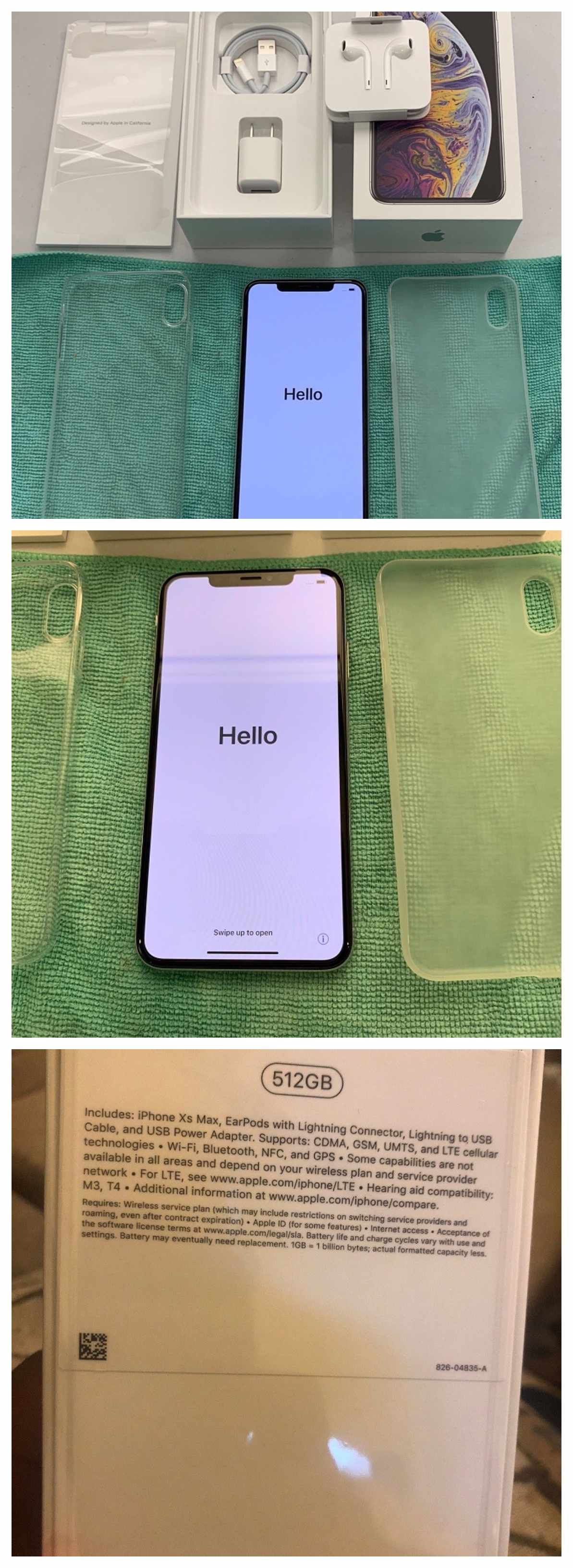Factory UnlockediPhone XS Max 512GB Silver