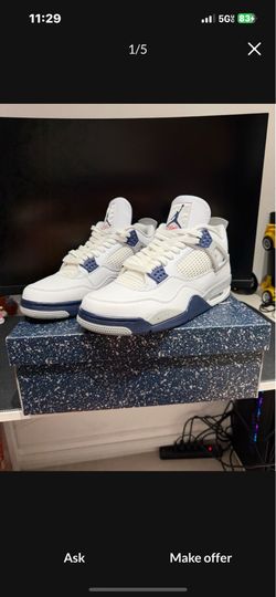 Midnight Navy Air Jordan 4(SHIPPING)