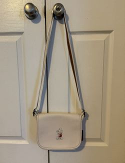 Coach Disney X Mickey Patricia Leather Saddle Bag