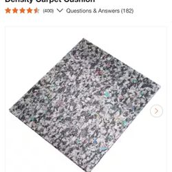  Contractor 3/8 in. Thick 5 lb. Density Carpet Cushion