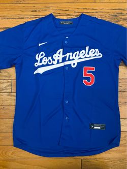 Blue Los Angeles dodgers Freddy freeman road jersey