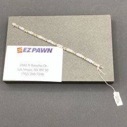 14kt Hugs And Kisses Bracelet 