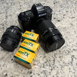 Nikon N90 Film Camera & Lenses & Film