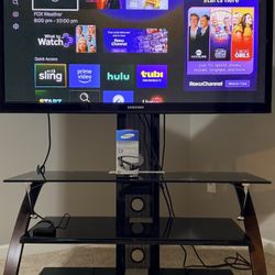 Samsung TV & Stand