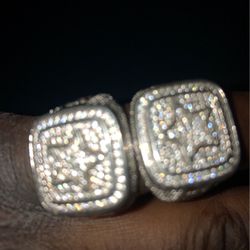 Cuz Diamond Ring 925 Pure Silver