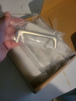 Handle Bow Pulls Silver Drawer Pulls Kitchen Cabinet Doors Handles 