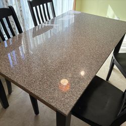 Kitchen Table, Grant Top Chairs 
