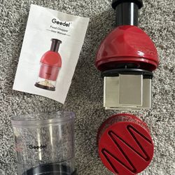 Geedel Food Chopper Dishwasher Safe Slap Onion Cutter