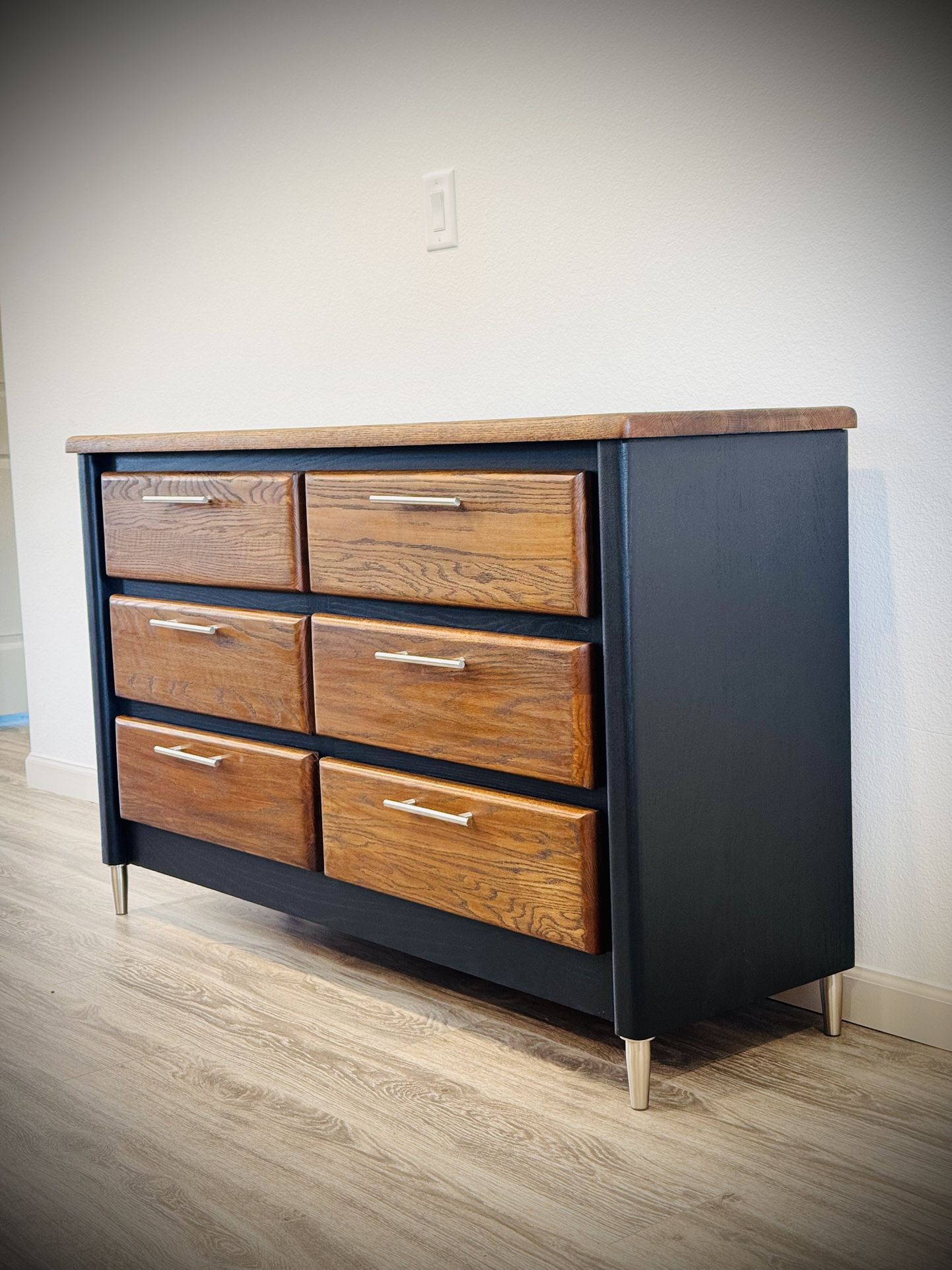Mid Century Modern Dresser Solid Wood Heavy