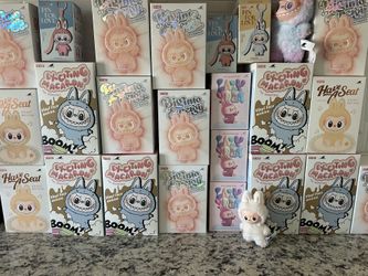 Labubu Big Into Energy Exciting Macaron Have A Seat Pin For Love Popmart