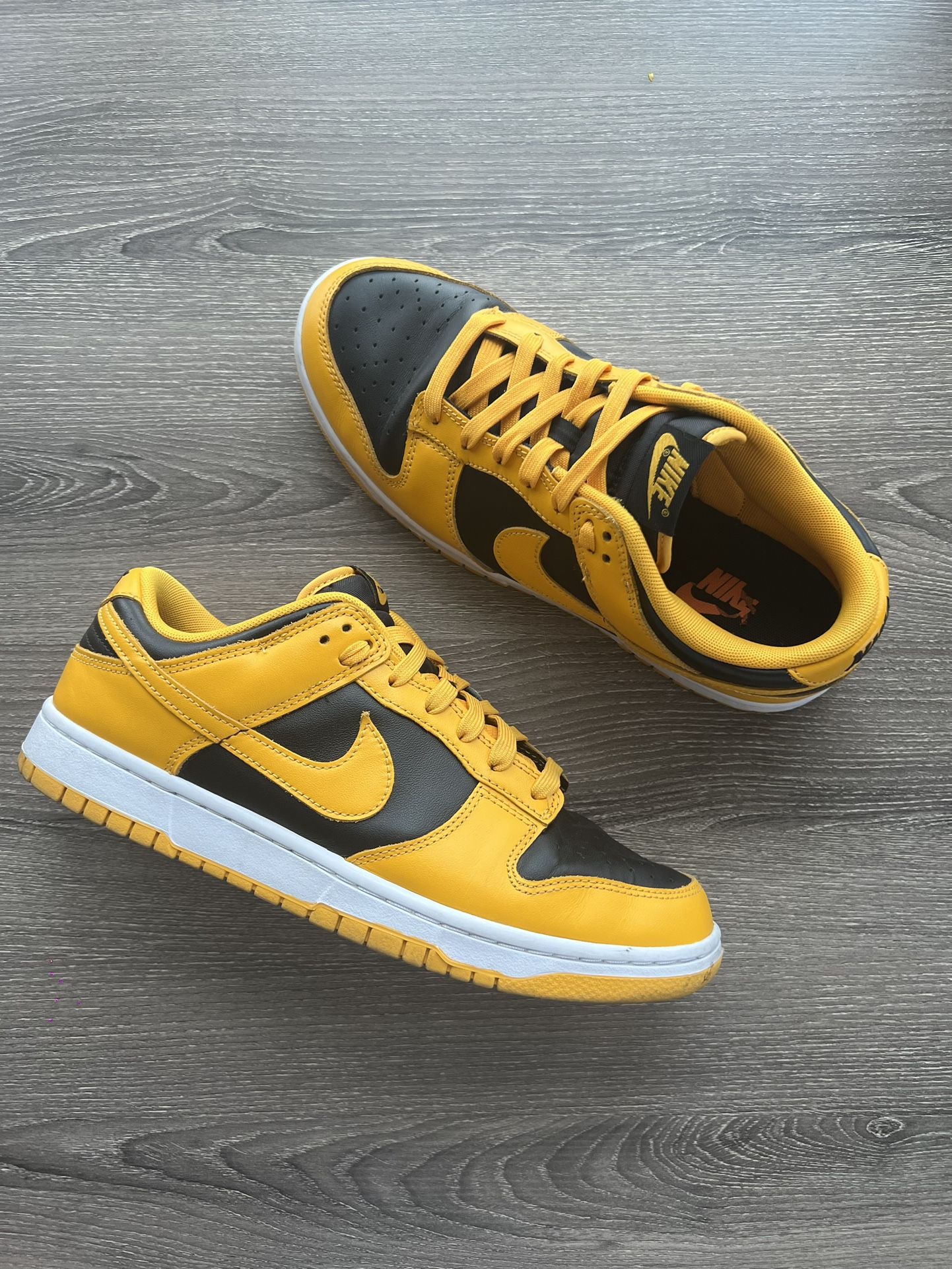 Size 9 Men’s/ 10.5 Women’s- Nike Dunk Low Goldenrod