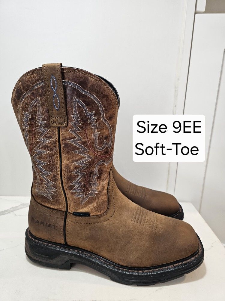 Ariat Soft Toe Work Boots Size 9EE