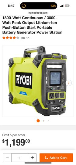 Battery Generator Power Station