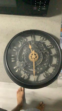 Steampunk Gear Wall Clock