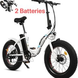 Brand New ECOTRIC UL Certified 20" 500W 12.5Ah Folding E-Bike Fat Tire  Pedal Assist