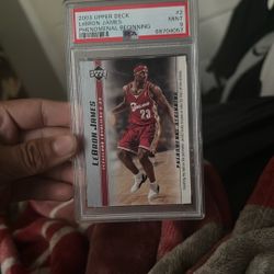 Lebron james debut PSA MINT 9