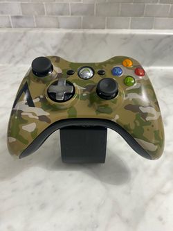 OEM Xbox 360 Wireless Controller Halo 4 Camo /w New Hall Effect Joysticks