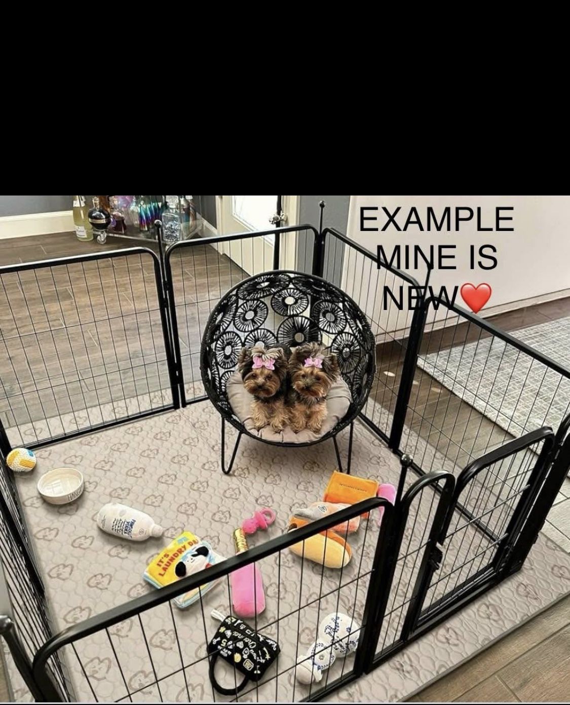 🐶 INDOOR OUTDOOR Sturdy Heavy Duty fence Or Pet Playpen 