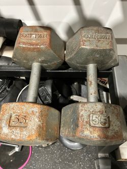 Marcy 55 lb Hex Dumbbells Pair