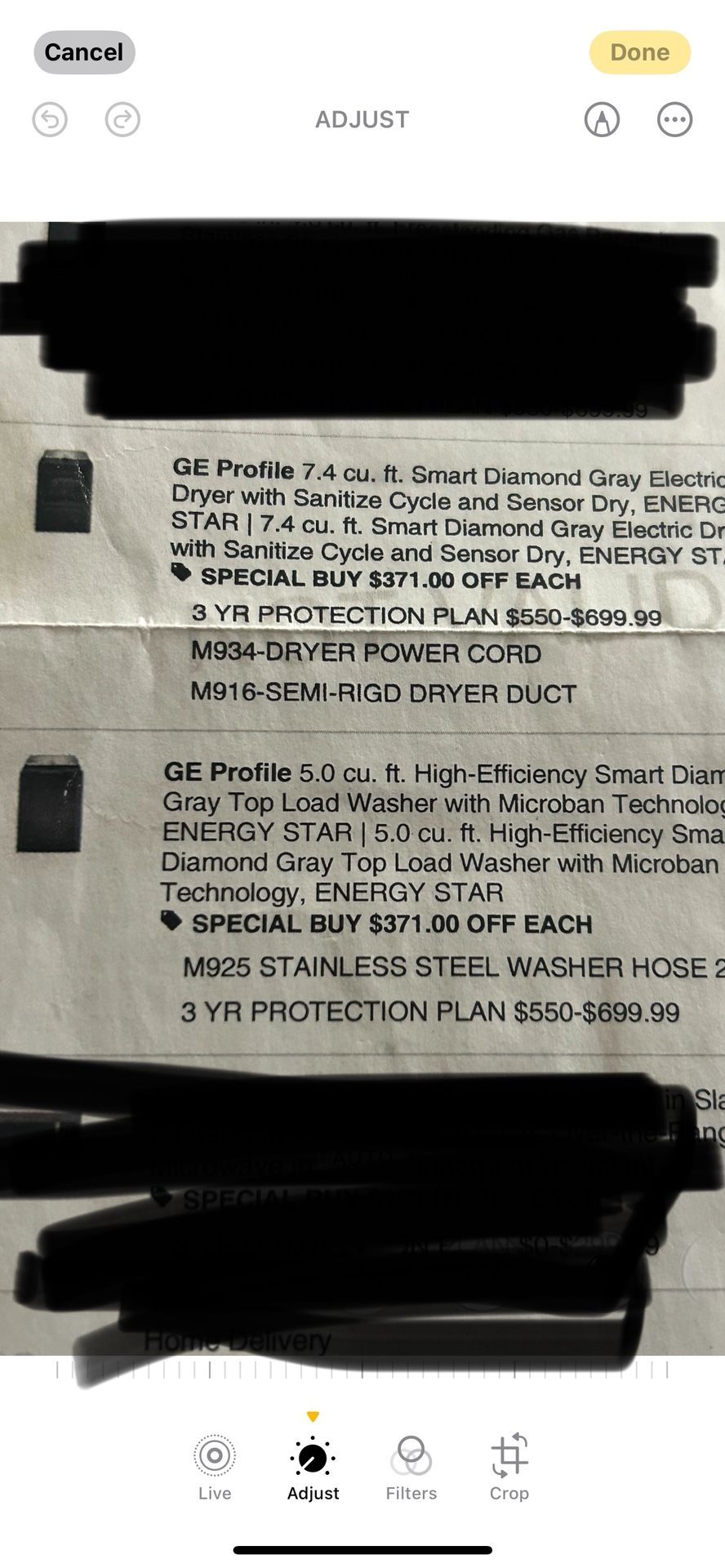 Washer And Dryer