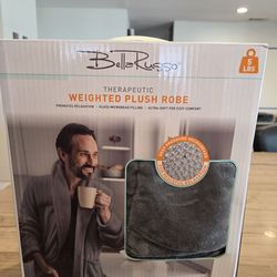 Weighted Plush robe