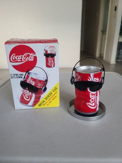 Vintage 1991 Takara Dancing Spinning Coca Cola Can