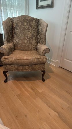 Wing Back Chair with “2” Additional Coverings