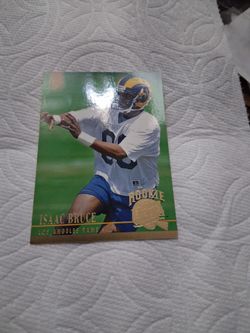 1994 Isaac Bruce,  Fleer Ultra,  Rookie card  # 162