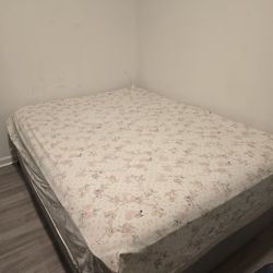 Double mattress for sale—very comfortable.