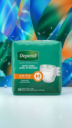 ADULT DIAPERS SIZE S/M