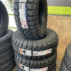 LT 35x12.50x17 FALKEN MT MUD TERRAIN TIRES (4) NEW INSTALLED-WE FINANCE